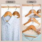 Clear Hanger Connector Hooks - Space Saving Cascading Clips for Closet Organization (50PCS) - Image 3