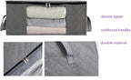 Storage Clothes Bins Closet Bags: Containers Organizer Bag Boxes Clothing Bin Box Container Organization for Organizing Blanket Cloth Pillow Sheet Sweater and Storage Totes Organizers With Lids - Image 5