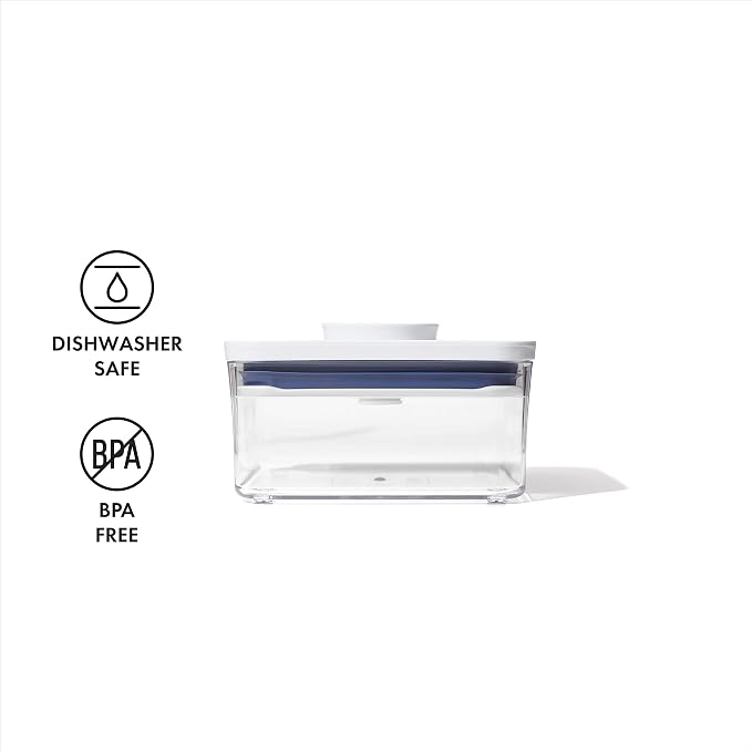 OXO Good Grips POP Container - Airtight Food Storage - Big Square Mini 1.1 Qt Ideal for tea bags, baking supplies, nuts or snacks - Image 8