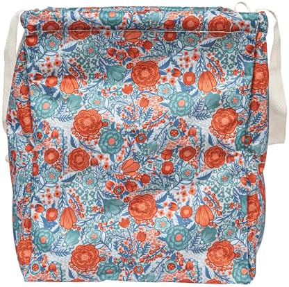 Household Essentials Flower Print Krush Container All-Purpose Utility Tote, Multicolor - Image 6