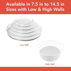 Spectrum Extra Large Tall Lazy Susan Organizer 12.25 in Oyster Gray XL High Wall Turntable Rotating for Kitchen Countertop Table Bathroom Cabinet Refrigerator Pantry Shelf Under Stink Organization - Image 6