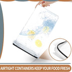4pcs Large Tall Airtight Food Storage Containers with Lids - 6.5L / 5.9qt - Image 4