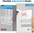 Sevenblue 2026 Upgraded 3-in-1 Universal Hair Tool Organizer, L Size, White - Image 5