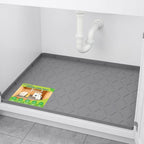 Mateeylife Under Sink Mat Kitchen Waterproof, Silicone Sink Tray 28"X19" by MateeyLife