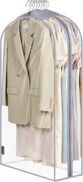 BALEINE 1PK Clear Garment Bags for Hanging Clothes, 40" Dress Suit Bag by BALEINE