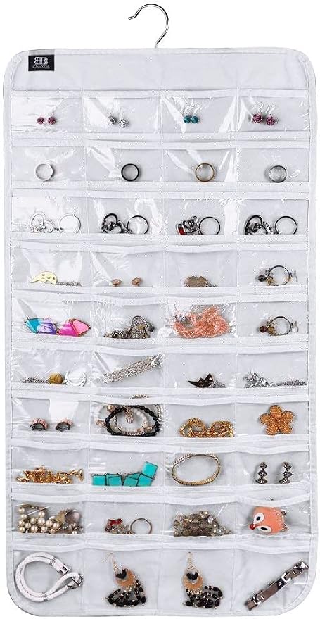 BB Brotrade Hanging Jewelry Organizer,Accessories Organizer,80 Pocket Organizer for Holding Jewelries by BBBrotrade