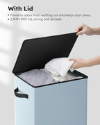 SOLEDI 90L Laundry Hamper with Lid, Large Collapsible Laundry Basket - Image 5