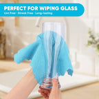 Orighty Microfiber Cleaning Cloth, 400 Pack Highly Absorbent Cleaning Rags, Household Cleaning Supplies, Microfiber Towels Lint Free Cloths for House, Kitchen, Car Care, 12x11 Inch, Multicolor - Image 2
