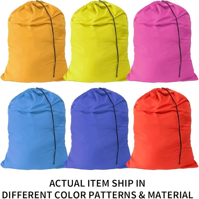 Extra Large Laundry Bag 30"x40", Varied Colors, 6 Pack - Image 4
