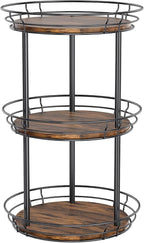 LAMU 3 Tier Lazy Susan Turntable Rotating Spice Rack Organizer for Cabinet by YourHome-OrganizationHelper