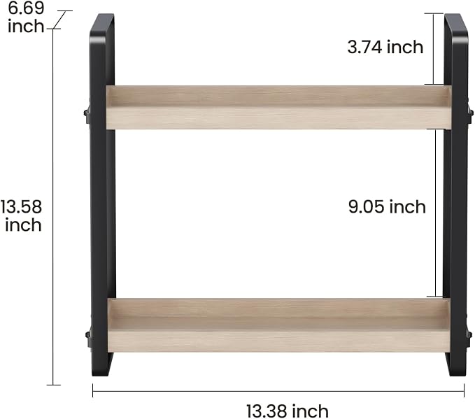 HNRLOY Bathroom Counter Organizer, Bathroom Counter Shelf, Makeup Organizer - Image 3
