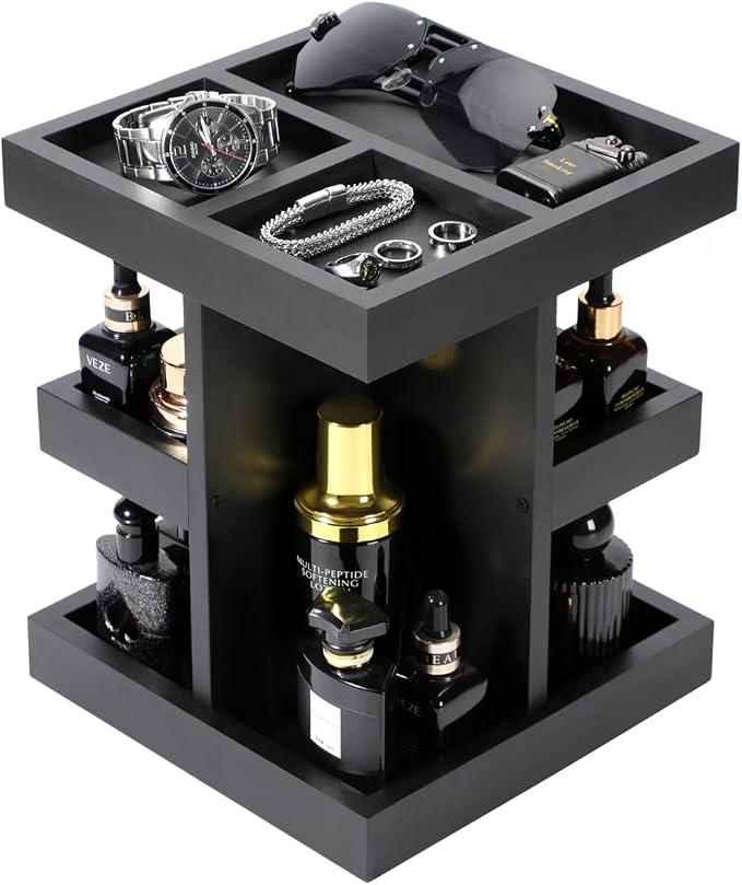 EXIN DECHEN Cologne Organizer for Men,Cologne Stand,Birthday Gifts for Men by EXINDECHEN