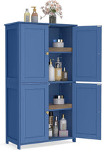 VASAGLE Floor Storage Cabinet, 2 Adjustable Shelves, 4 Doors,42.7" H by Unknown