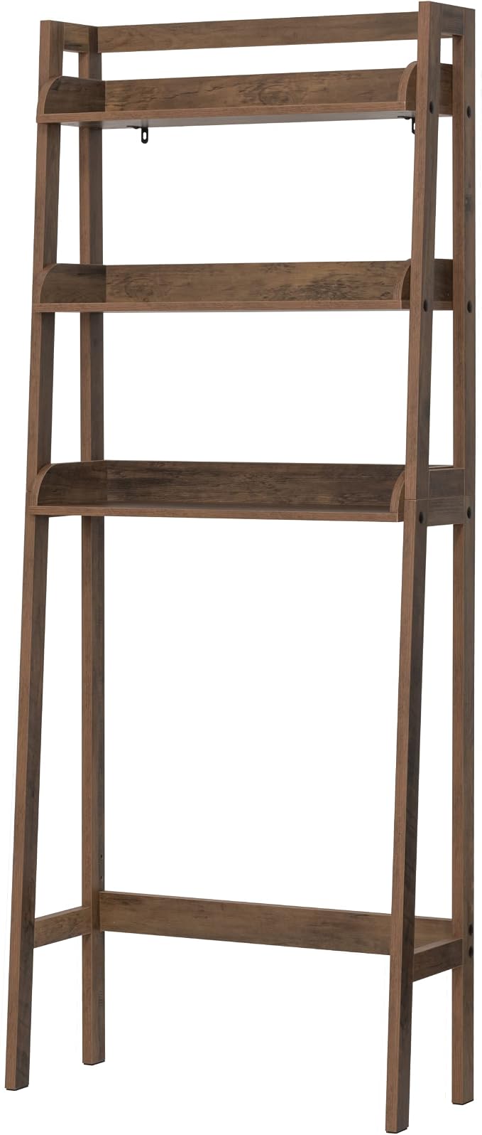 UTEX Over Toilet Bathroom Organizer, 3-Tier Storage Shelf Rack, Wood Grain - Image 7