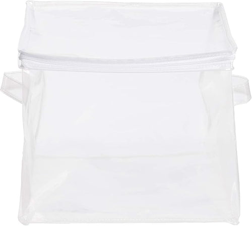 Amazon Basics Clear Zippered Storage Bags for Closet Organization, Stackable Clothing and Linen Storage Containers, 3-Pack - Image 2