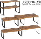 NEX Cabinet Organizer Shelf, Kitchen Counter Shelves Set of 4 - Image 4