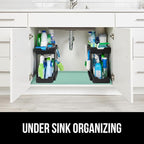 GORILLA GRIP Waterproof Silicone Under Sink Mat, Stay in Place, 46x22 Mint - Image 9