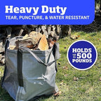 DURASACK Heavy Duty Storage Tote Bag 22-Gallon, Gray - Image 2