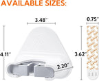 hookay 10lbs Broom and Mop Grippers Wall Hooks, 4 Hangers and 12 Adhesive Strips, Damage-Free No Tools Hanging Organizer for Home Organization, Holds up to 10 lb - Image 3