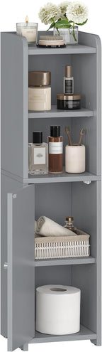 Hzuaneri Bathroom Storage Cabinet, Narrow Toilet Paper Cabinets with Doors - Image 9