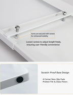 2 Pack Expandable Cabinet Shelf Organizer Riser for Kitchen Pantry Cupboard Under Sink Countertop (2 pack 8.2’’D * 12.2-21.6’’W * 10.4’’H) (white) - Image 6