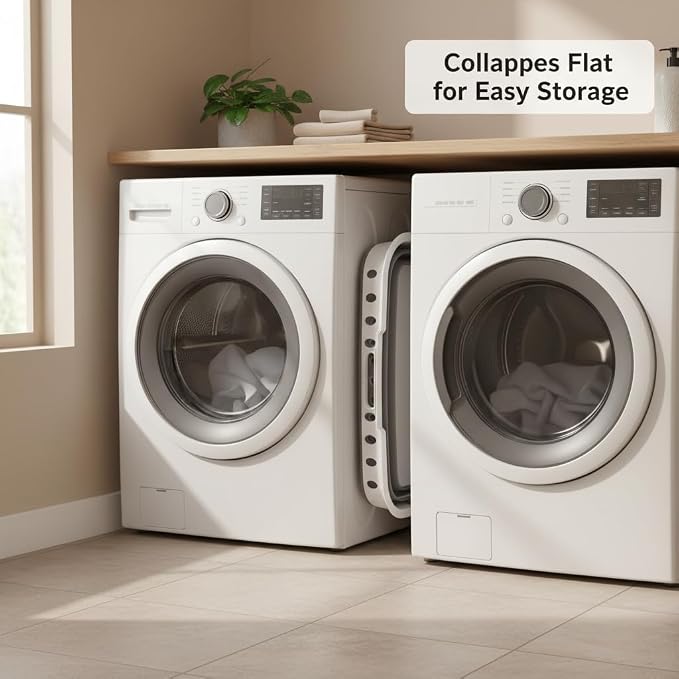 Spark Innovators No Bend Basket, Collapsible Laundry Basket with Legs - Image 3