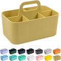 Tiawudi Multipurpose Caddy Organizer, Plastic Caddy with Handle, Stackable Desk Organizer for Stationery, Marker and Pencil, Office Supplies Organizer, Dorm Caddy by Tiawudi