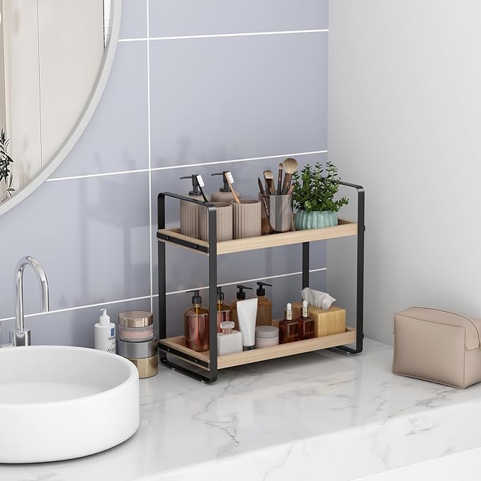 HNRLOY Bathroom Counter Organizer, Bathroom Counter Shelf, Makeup Organizer - Image 5