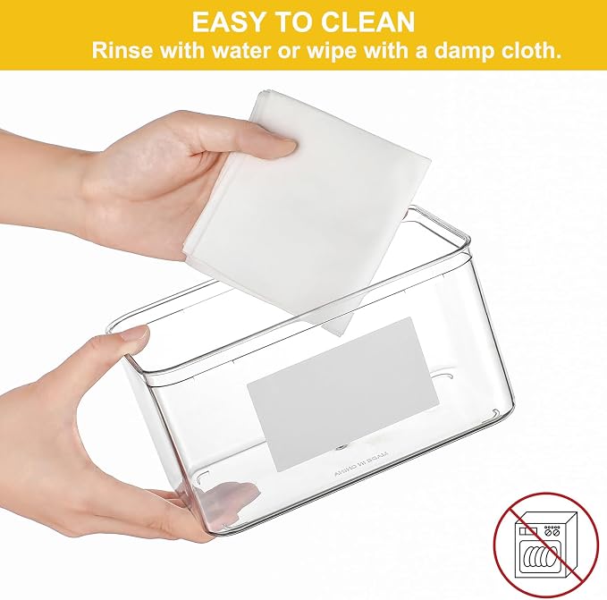 Large 4 Pack Laundry Pods Container & Laundry Powder Container, Plastic Laundry Room Organization and Storage Jars, Dryer Sheet Holder with Lid, Scoops, 16 Labels - Image 5