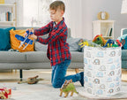 NTAOHAMPER Laundry Hamper, Elephant laundry Basket, Nursery Hamper, Waterproof Storage Bin for Bedroom, Clothes Organizer Basket, Room Decor(Blue Elephant) - Image 4