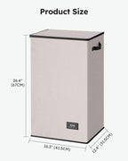 SOLEDI 90L Laundry Hamper with Lid, Large Collapsible Laundry Basket - Image 9