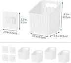 NiHome 4-Pack Cabinet Door Organizer, Adhesive RV Camper Wall Storage Caddy - Image 7
