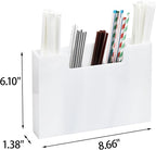 Straw Holder Organizer Dispenser Storage Acrylic for Kitchen Cabinet Door - Image 6