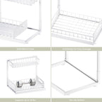 Under Sink Organizer and Storage, Slide Out Cabinet Organizer, Pull Out Sink Shelf for Kitchen Bathroom Laundry, 1 Pack White - Image 4