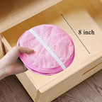 Pop Up Laundry Hamper Reinforced Collapsible Laundry Basket Foldable Clothes Hamper for Home, Dorm Room, Travel, Cruise, Pink - Image 5