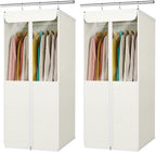 Univivi Garment Bags for Hanging Clothes, Cloth Bag 40 In, 2 PCS, Beige by Univivi