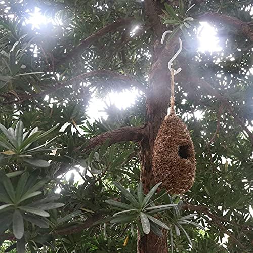 DINGEE 6 Inch Large White Heavy Duty S Hooks, 12 Pack, 7mm Thick Vinyl Coated, Non Slip Sturdy Metal S Hooks for Hanging Plants, Close, Bird Feeders, Large Objects, Tools, Bikes - Image 4