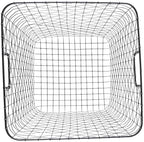 G.E.T. WB-301-MG Heavy Duty Iron Wire Utility Storage Basket, Square, 16.5" x 16.5" x 25" - Image 3