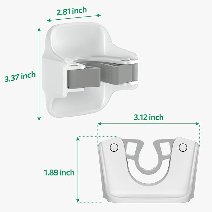 reliahom Broom Holder Wall Mount Mop Grippers Organizer wall Hanging, 5Pack - Image 4