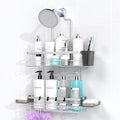 Hanging Shower Caddy Over Showerhead - Rustproof No Drill Shower Organizer by AKTECKE