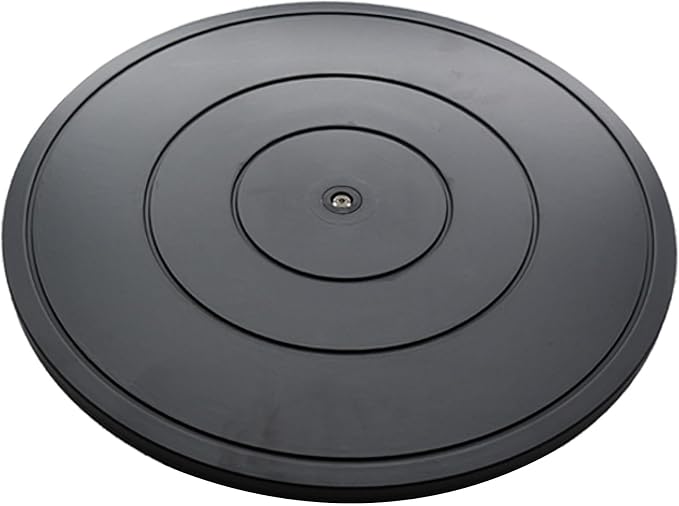 16 Inch Lazy Susan Turntable Heavy Duty Rotating Swivel Stand Lazy Susan with Steel Ball Bearings Flat Base Stand for TV/Computer/Monitor/Arts/Crafts/Bonsai/Statue/Cabinet Organizer by Besimple