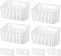 NiHome 4-Pack Cabinet Door Organizer, Adhesive RV Camper Wall Storage Caddy by NiHome