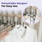 5 in 1 Multi Layer Hangers Space Saving with Non-Slip Foam Padded - Image 5