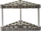 Rubbermaid Plastic Garage Corner Tool Tower Rack, Easy to Assemble, Organizes up to 30 Long-Handled Tools/Rakes/ Brooms/Shovles for Home/House/Outdoor/Sheds by Unknown