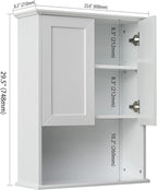 VANIRROR Bathroom Wall Medicine Cabinet with Soft-Close Buffering Hinges - Image 2