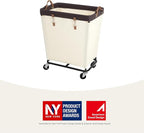StorageWorks 210L Laundry Basket with Wheels, Rolling Hampers for Clothing - Image 7
