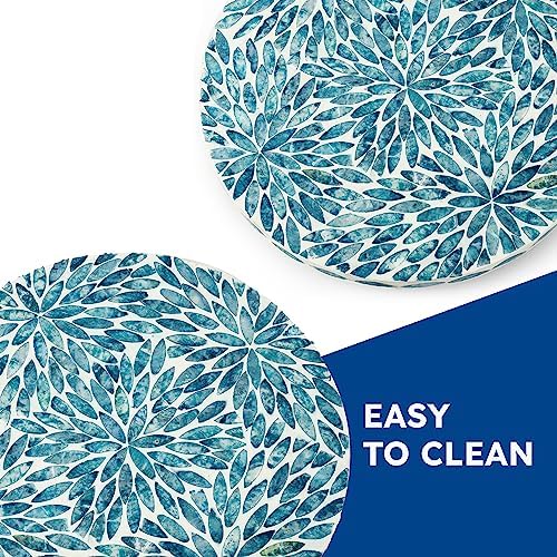 Lazy Susan for Table Mother of Pearl Turntable Organizer, Wood Round Spinning Tray Rotating for Kitchen, Cabinet, Counter Spice Pantry (D 12.5 in) - Image 3