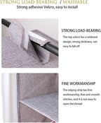 Tinyuet Hanging Closet Organizer, 4-Shelf Collapsible Hanging Closet Shelves, Hanging Organizer for Closet & RV, 31.5" H X 10.6" W X 10.6" D - Gray - Image 4