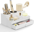 GFWARE Hot Hair Styling Tool Organizer with Drawer & 3 Cooling Cups, White by GFWARE