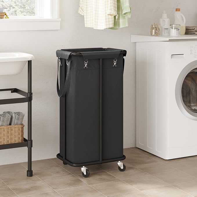 WOWLIVE 100L Rolling Laundry Basket with Wheels, Tall Laundry Hamper - Image 2